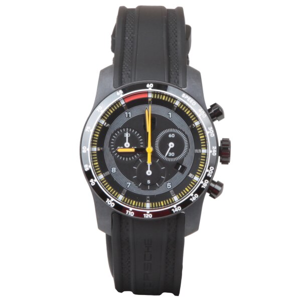 Porsche Herren Armbanduhr Uhr Watch Carbon Composite Chronograph Black