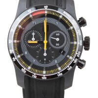 Porsche Mens Wristwatch Watch Carbon Composite...