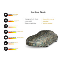 Autoabdeckung Car Cover Camouflage für Audi 100 C1 Limousine LS / GL (F104)