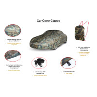 Car Cover Camouflage for Audi 100 C1 Limousine LS / GL (F104)