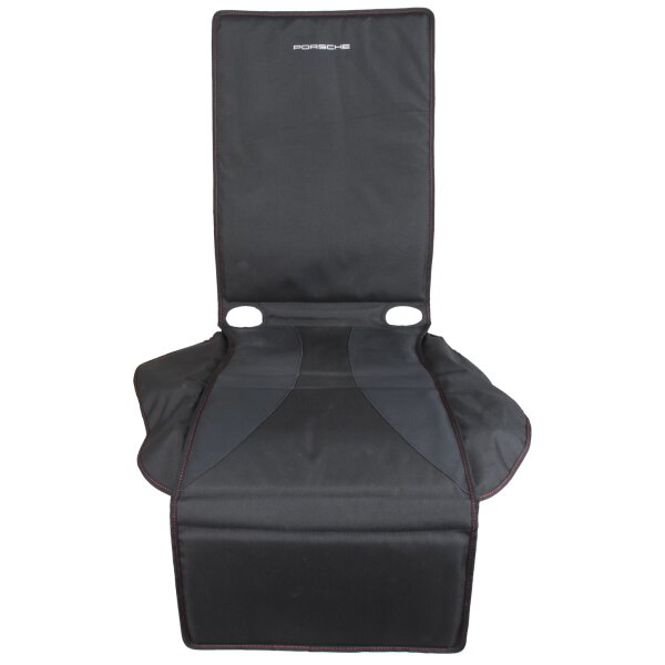Porsche Child Seat Pad including 2 Storage Pockets Child Seat Pad Black