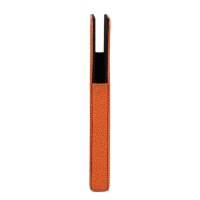 PORSCHE DESIGN P3300 Leather Cubic Case for BLACKBERRY P9982 Dark Orange