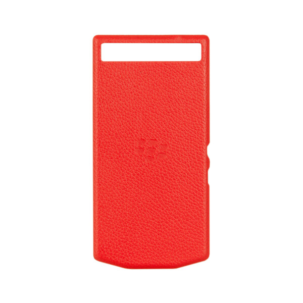 Porsche Desgin Leather Battery Door Cover  for Blackberry P9982 Red