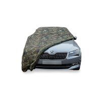 Telo Copriauto Copertura Auto Camouflage Mimetico per Skoda Superb III Limousine Typ 3V3