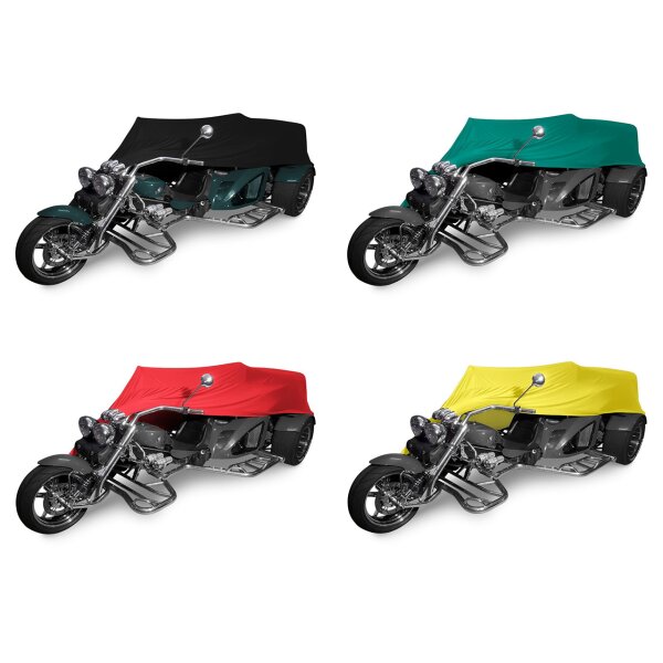 Trike Soft Indoor Cover | Trikeplane Garage für große Trikes bis 4,20 m | Stretch Premium Abdeckung