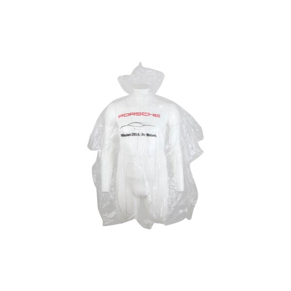 Porsche Le Mans rain jacket coat poncho rain jacket overhang protection
