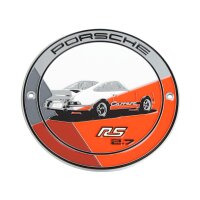 Porsche Grillbadge Plakette für Motorhaube  RS 2.7...