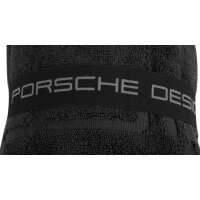 Porsche Design Performance ferry gym towel 100% cotton black app. 56.7" x 27.2"