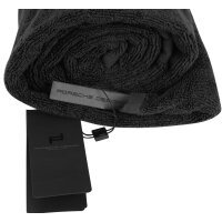Porsche Design Performance ferry gym towel 100% cotton black app. 56.7" x 27.2"