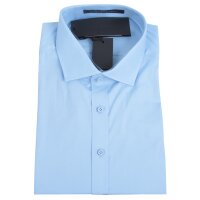 Porsche Design Mens Long Sleeve Shirt Kent Collar Blue