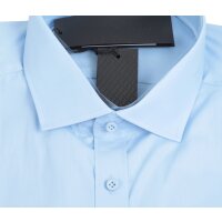 Porsche Design Mens Long Sleeve Shirt Kent Collar Blue